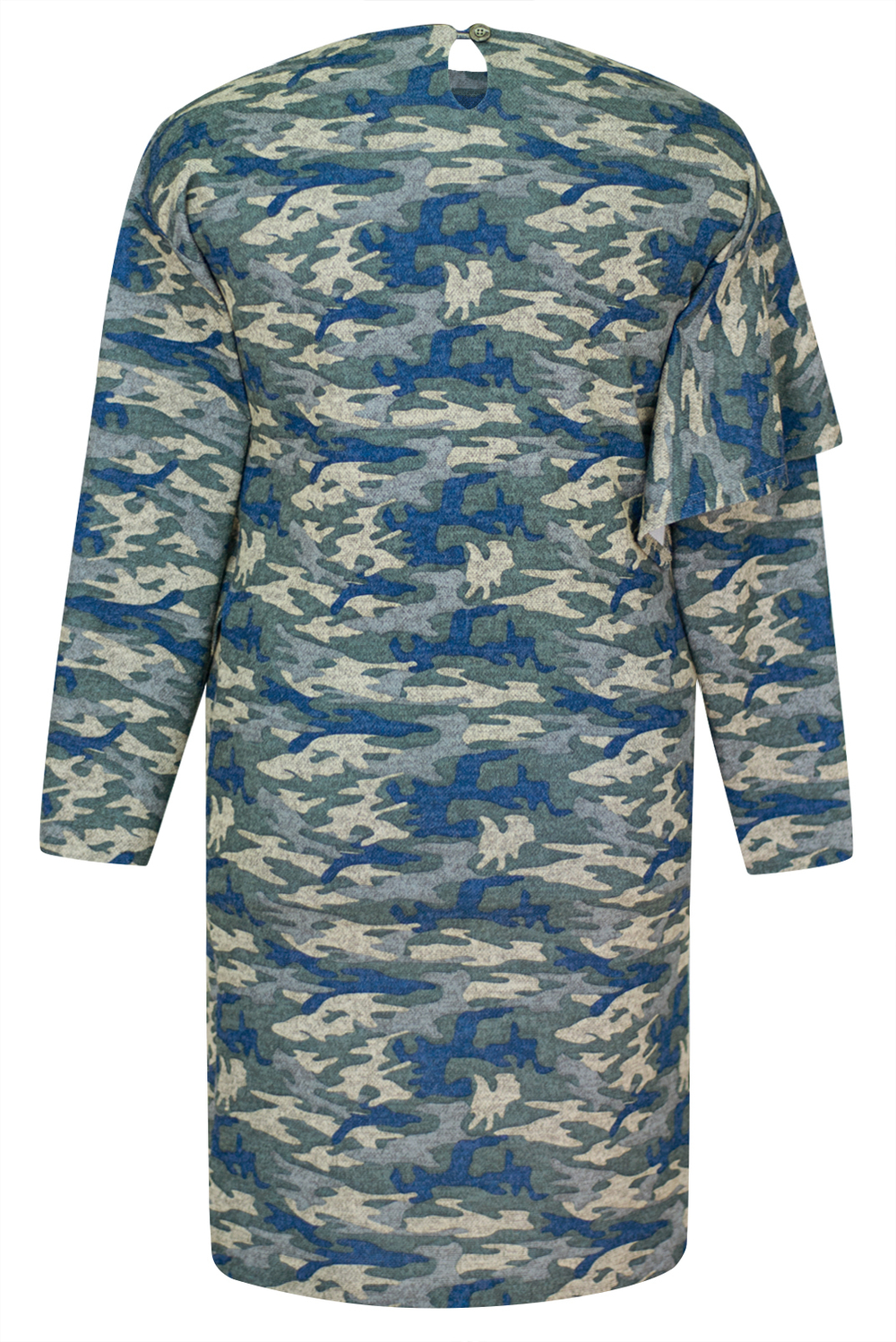 Трикотажное платье 2093АП, Серо-голубой #273СГ052093АП