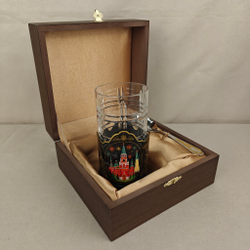 Чайный набор "Москва. Кремль" (Ручная роспись Палех)