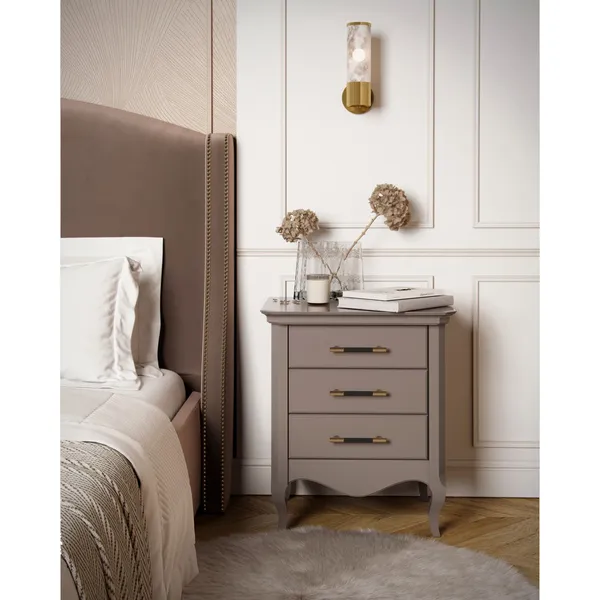 Прикроватная тумба 3 ящика