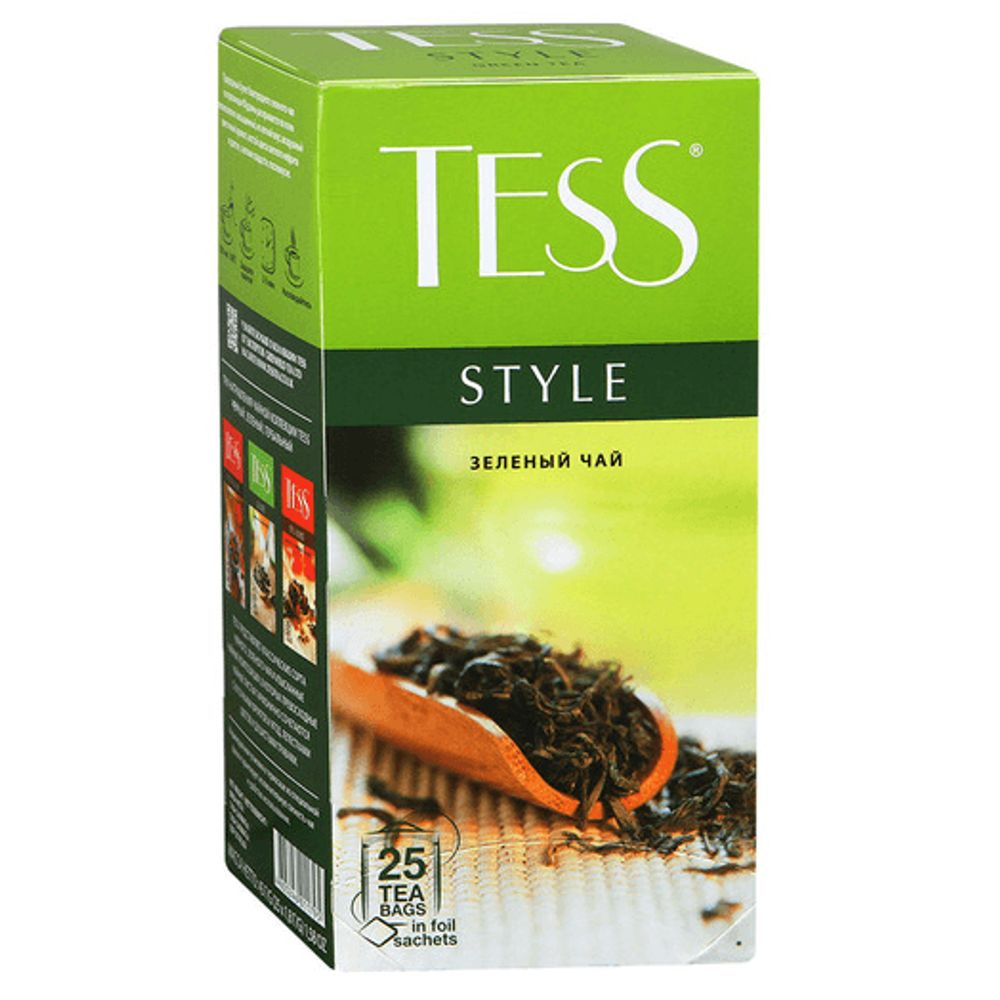 Чай зеленый Tess, Style, 25 пак