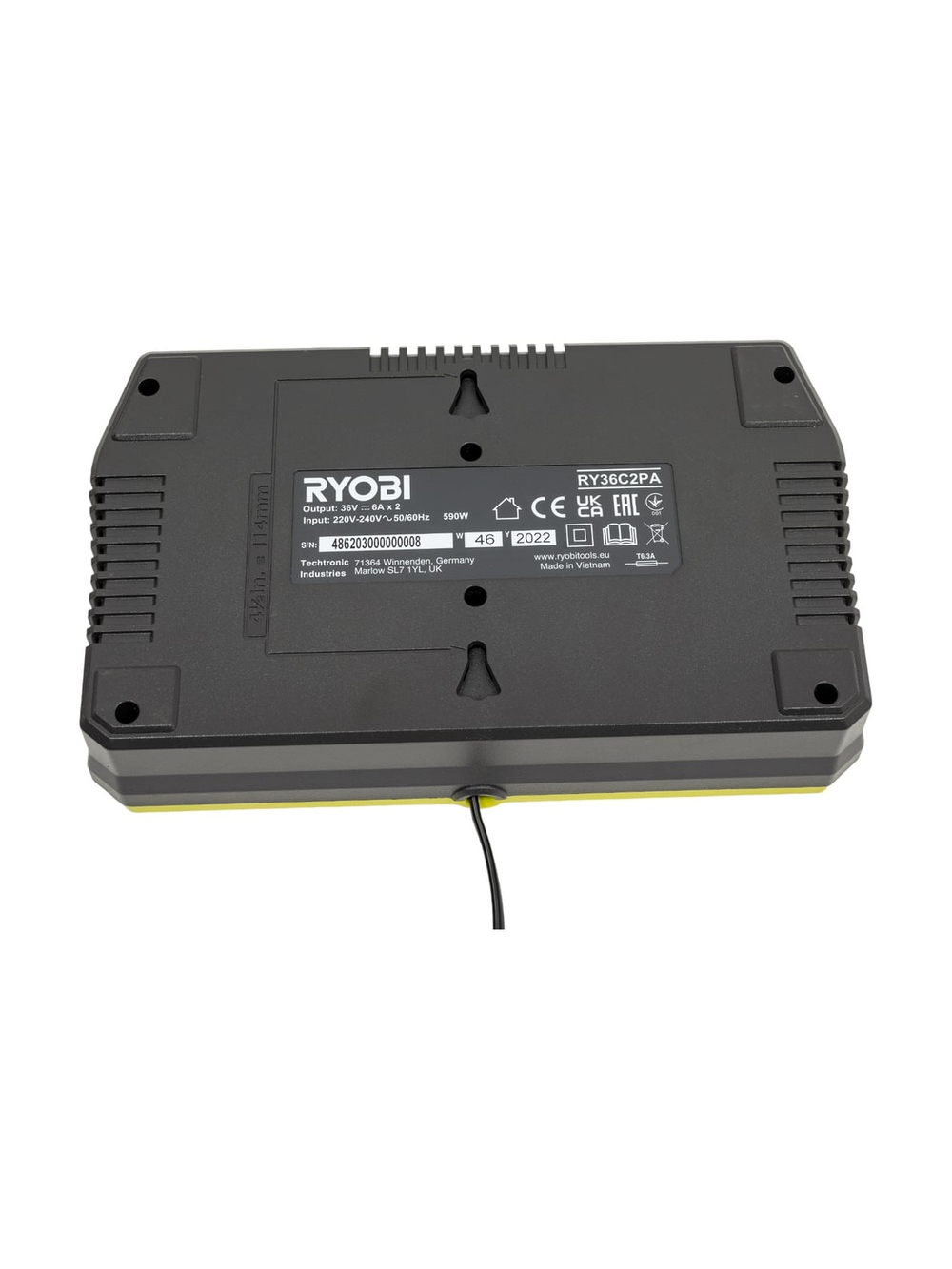 Зарядное устройство RY36C2PA 36В Ryobi 5133005741