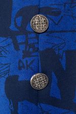 Платье трикотажное Конфетти (синее) П14294-18М LT Collection