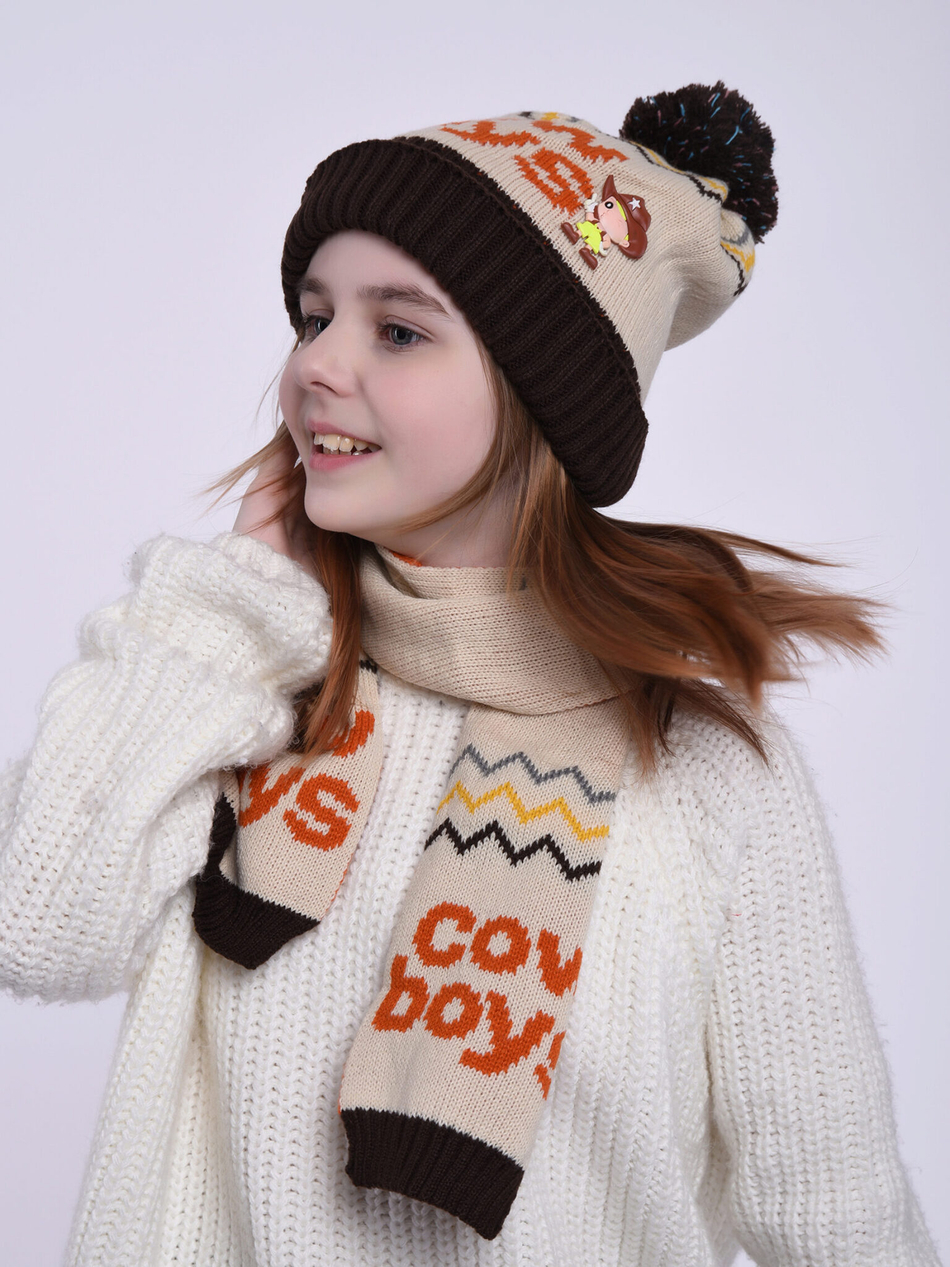 Комплект детский (Шапка+Шарф)