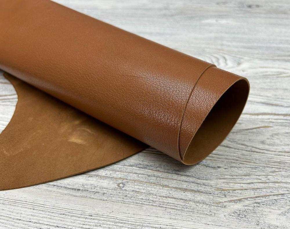 Quentin Lux Toffee (1,2-1,4 мм), цв. Коричневый, натуральная кожа козы