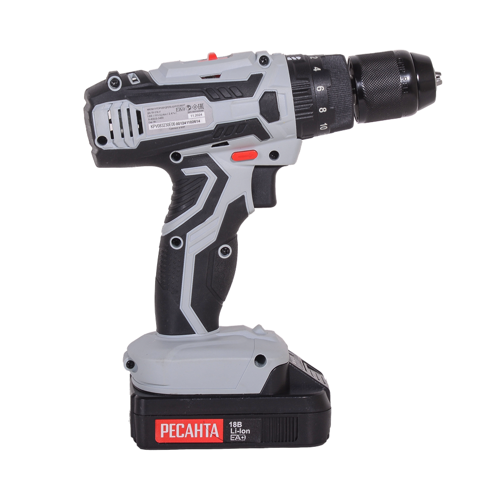 Дрель-шуруповерт аккумуляторная Ресанта ДА-18-2ЛК-У