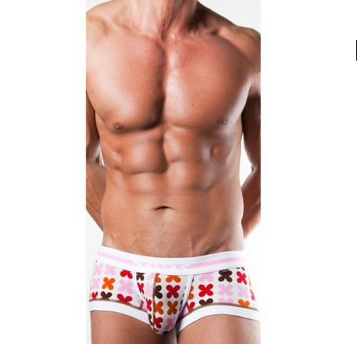 Мужские трусы боксеры розовые TOOT Flower Nano Boxer Pink TT00016