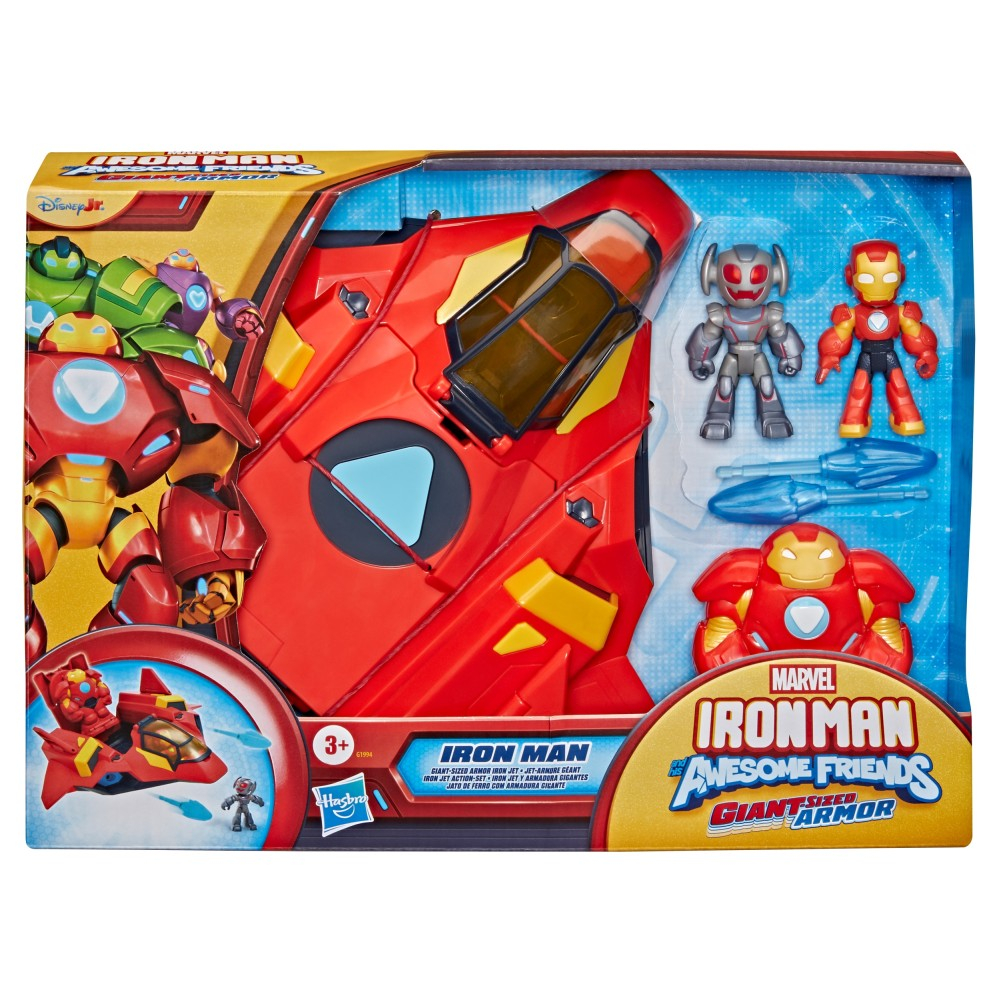 Hasbro G1994 — Игровой набор «Самолёт Iron Jet» с бронёй и 2 фигурками Мстители G1994 — фото 2