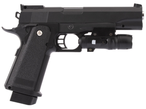Пистолет пневматический Stalker SA5.1S Spring (Hi-Capa 5.1) +ПБС +ЛЦУ (SA-3307151S)