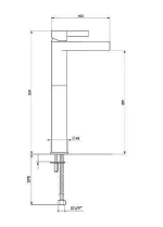 Смеситель для раковины Webert DoReMi DR830402345