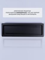 Вентиляционная Решетка ТЭС Черный