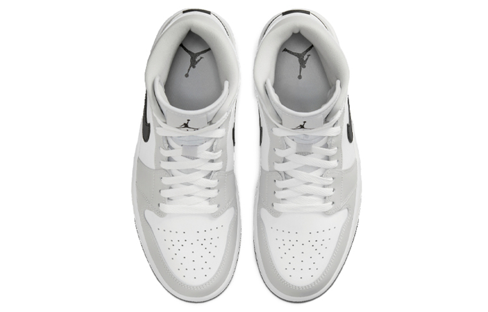 Кроссовки Jordan Air Jordan 1 Mid "Light Smoke Grey" Dior (Женская размерная сетка)