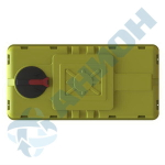 Емкость прямоугольная 2500л с откидной крышкой с клапанами Анион 2500 л. горизонтальная (2200x1100x1225см;желтый) - арт.559547