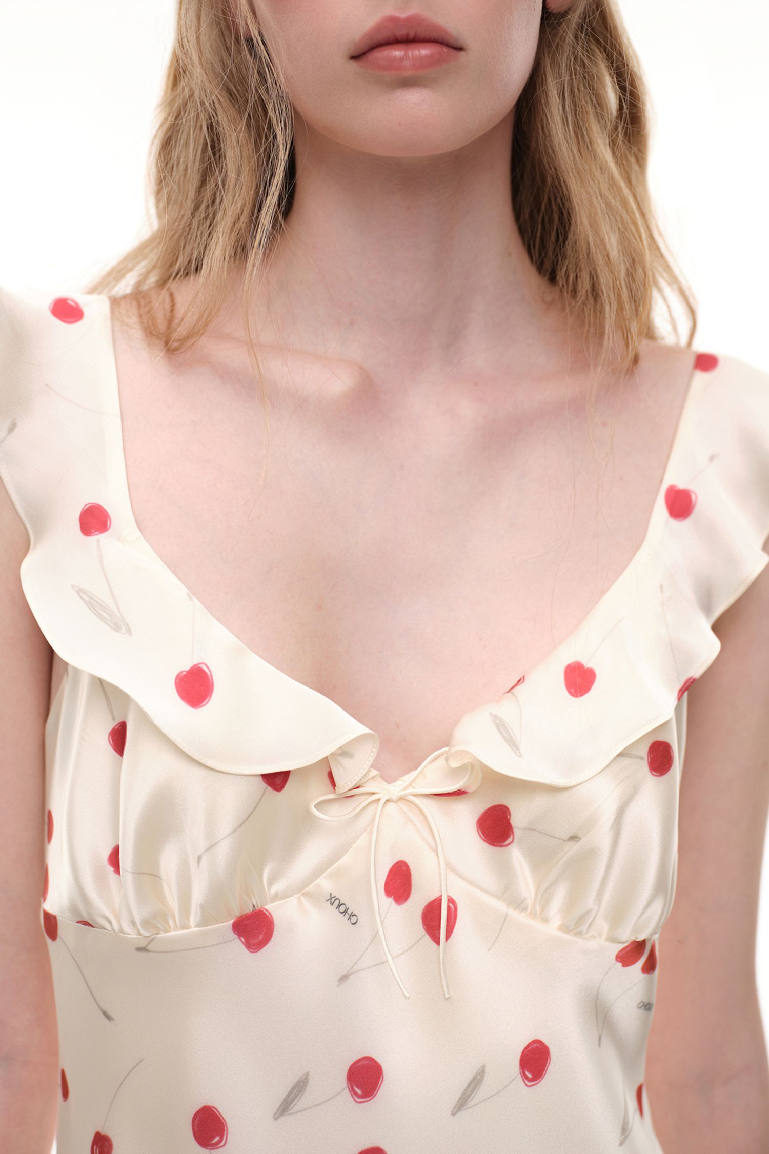 Платье миди (C'est La Vie), молочное