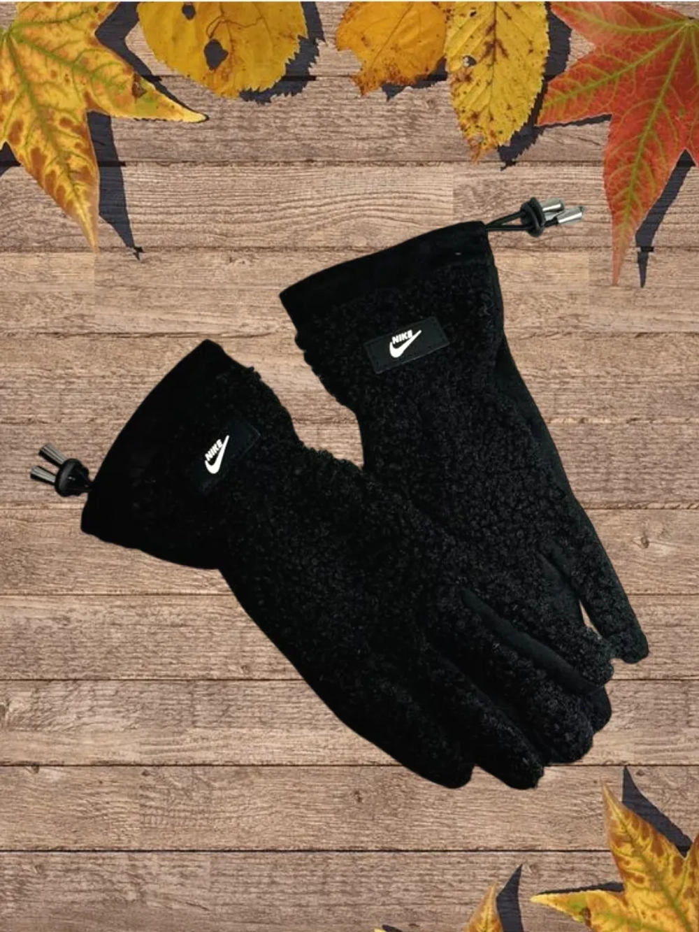 перчатки флисовые зимние теплые Nike