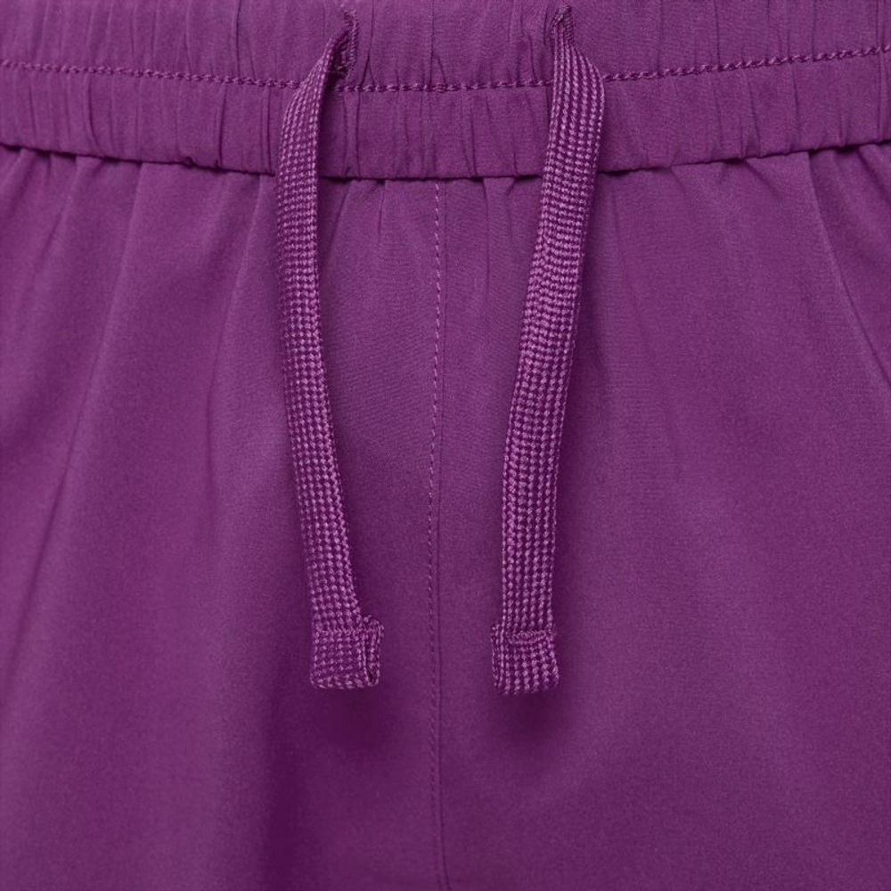 Шорты для девочки теннисные Nike Kids Dri-Fit One High-Waisted Woven Training Shorts - Фиолетовый