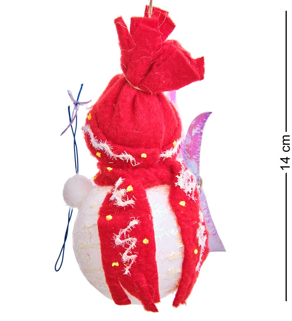 Элита НФ-780/1 Фигурка «Снеговик с лыжами» ёлочное украшение