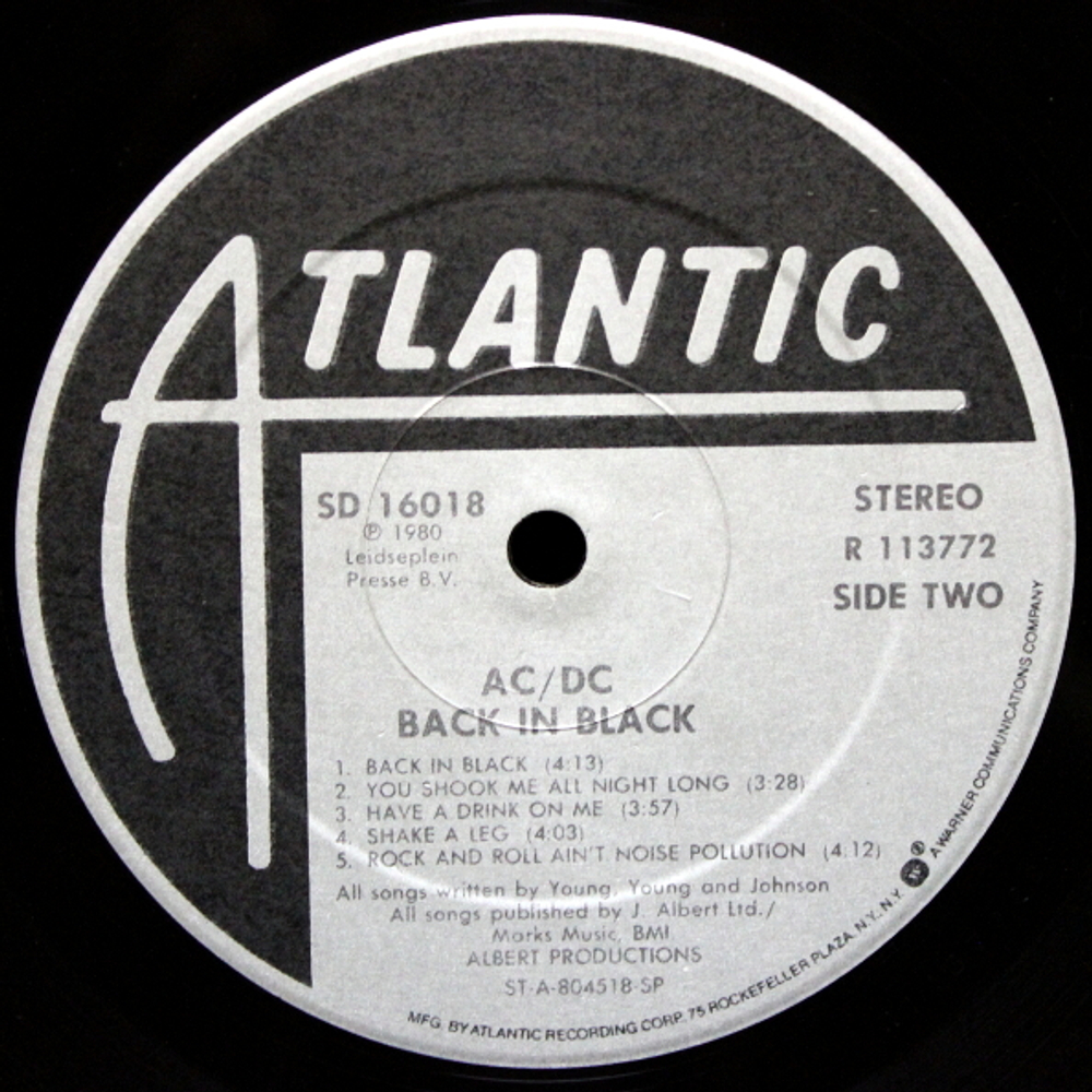 AC/DC / Back In Black (LP)