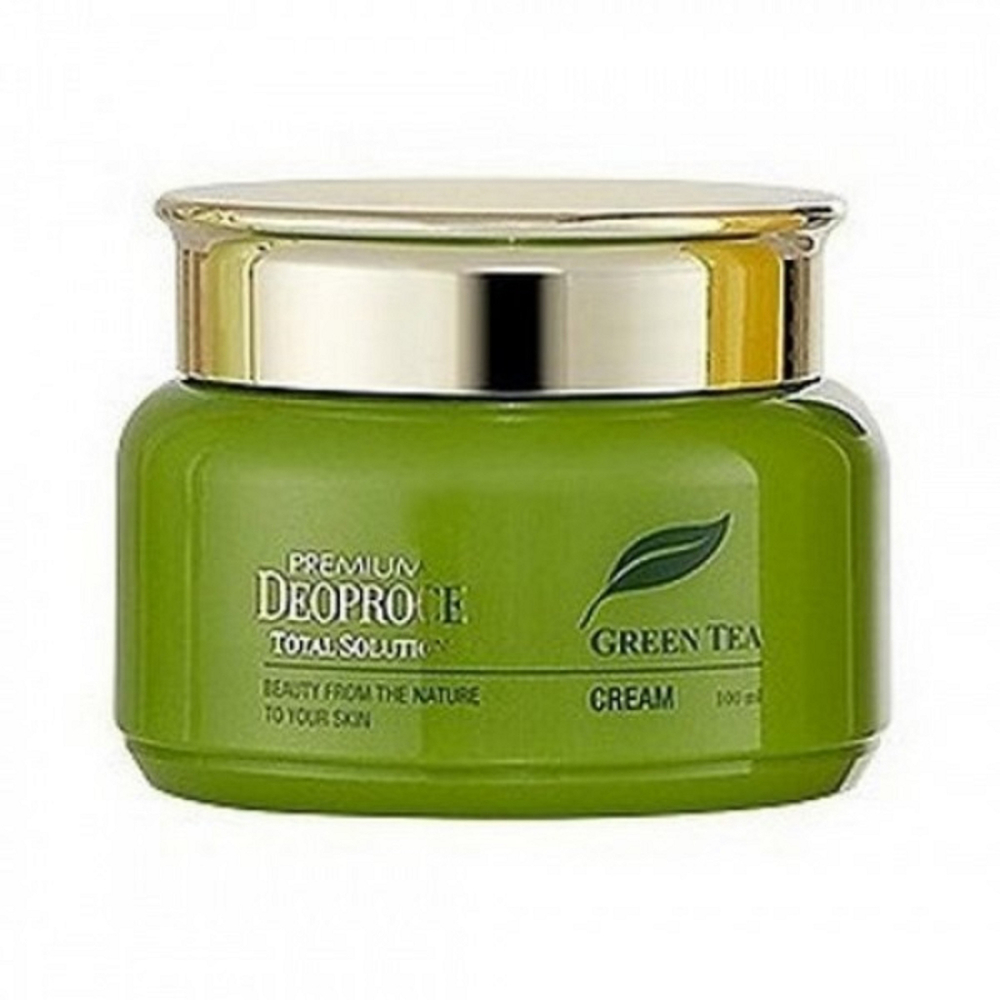 Deoproce Premium Greentea Total Solution Cream крем на основе зеленого чая