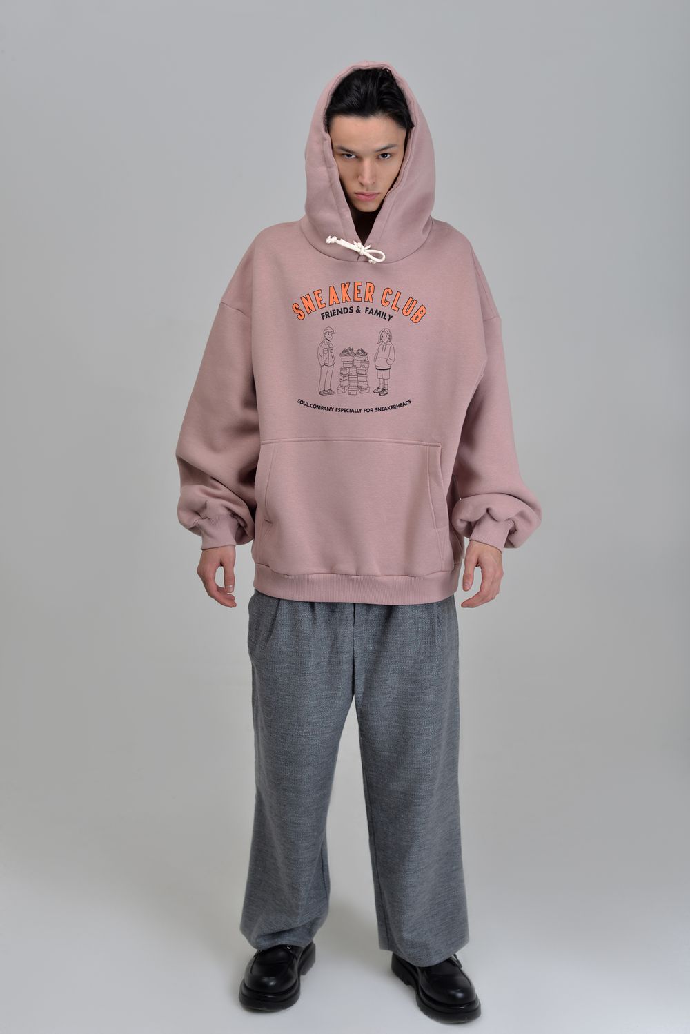 Худи Sneaker Club Розовый