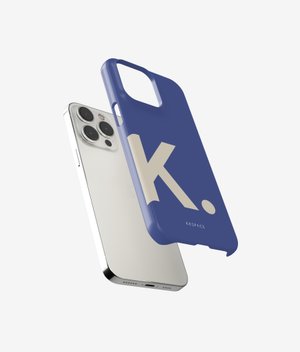 Чехол LETTERS для iPhone | Синий