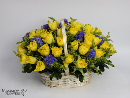 Корзина "Солнечная импровизация"