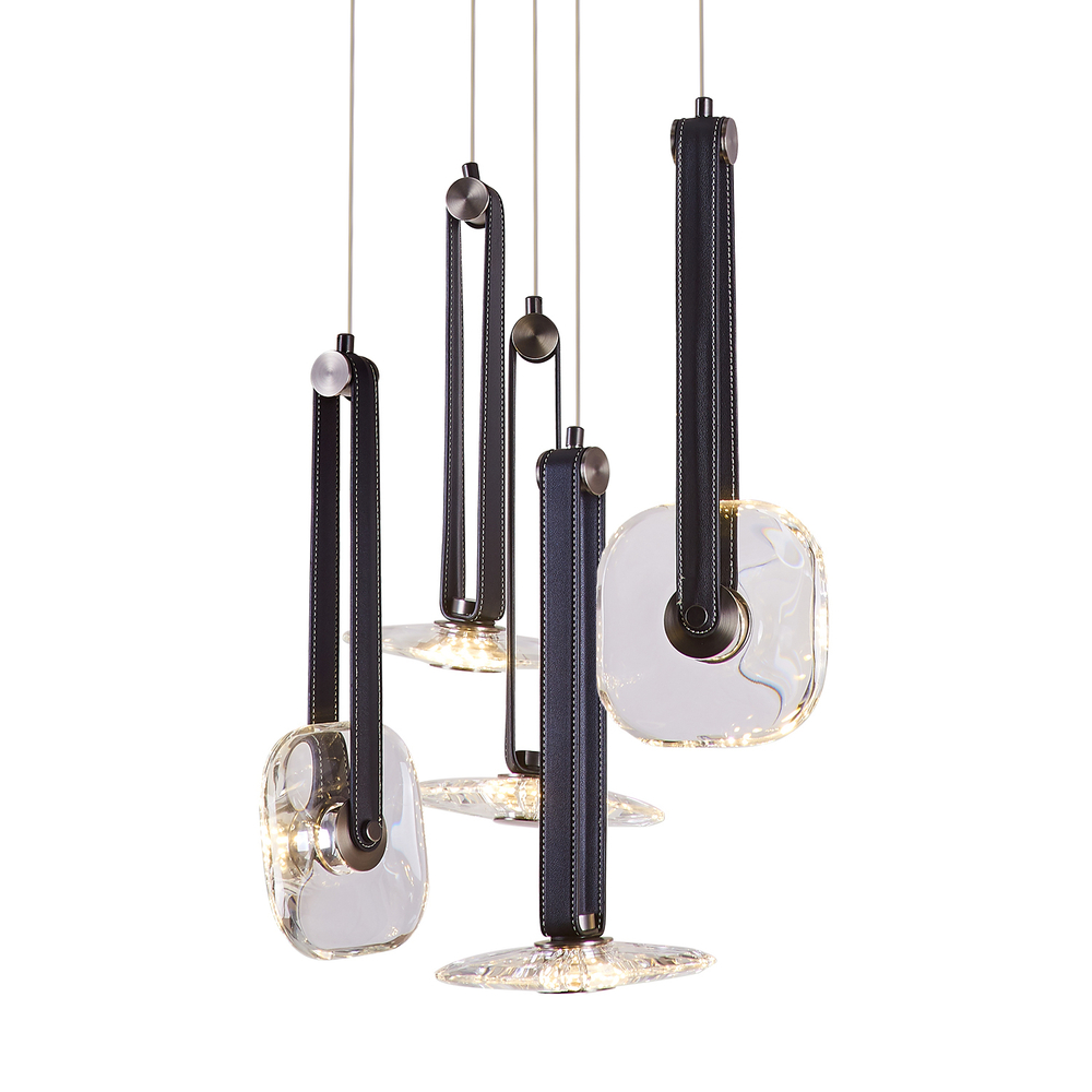 Подвесной светильник OD2553-5 black/clear