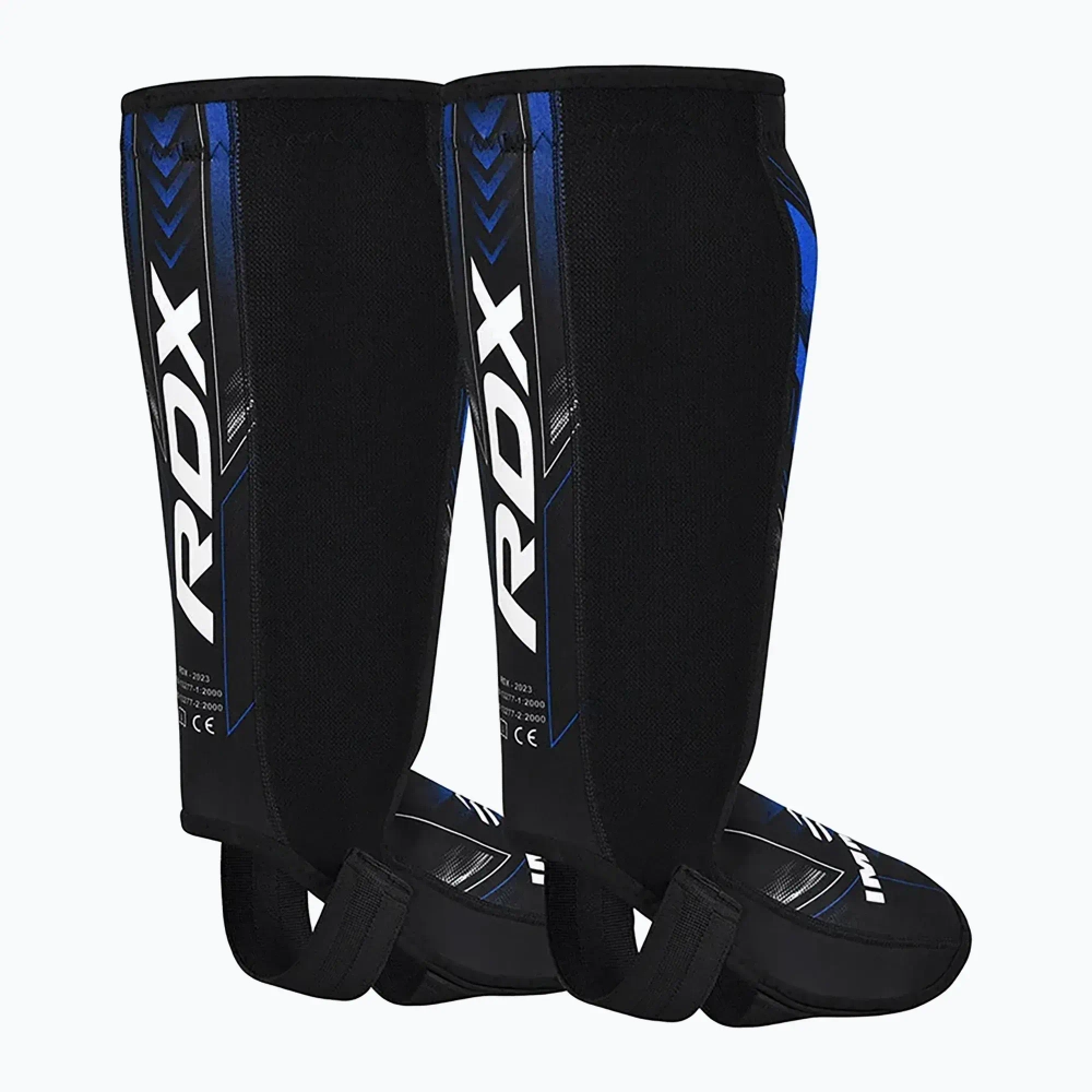 Шингарды RDX IMMAF Approved Neoprene Shin Instep синие