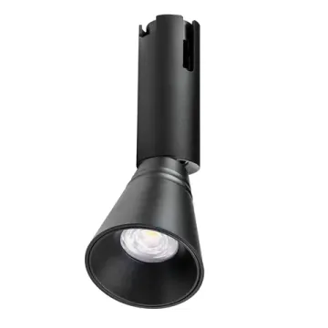 Трековый однофазный светодиодный светильник 6W 4000K 210847 чёрный Due Hermes Lightstar