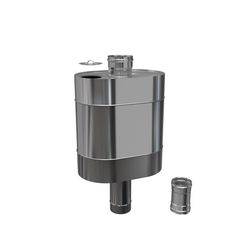 Бак Ferrum Таймыр 50л нержавеющий на трубу d-115мм овальный 39248