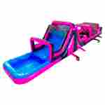 Коммерческая надувная полоса препятствий «Аква-Неон», 18×3×4 м