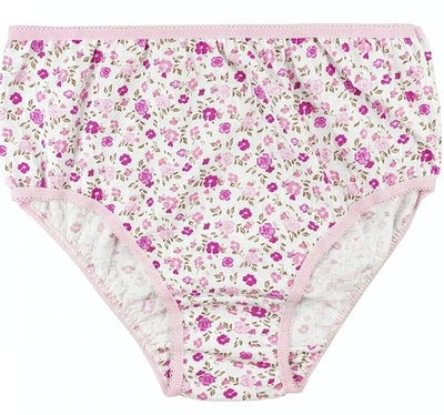 Трусы для девочек кулирка 01271001 р.122-128 в ассорт. (Юлла), 1 шт.