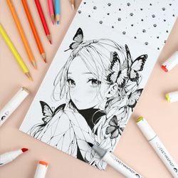 Книжка-раскраска для детей "Современная раскраска" арт. 70890 ЛЮБИМЫЕ ПИТОМЦЫ /145х210 мм, 32 л., блок - офсет 120 г/м², печать в одну краску, обл - мелованный картон 200 г/м², клеевое скрепление,