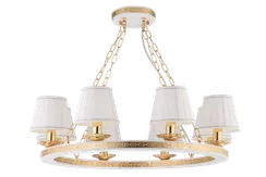 85649/8A WHITE+FGD (1) Люстра