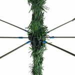 Ель новогодняя искусственная "Пушистая" 210 см, с инеем и шишками, зеленая, ЗОЛОТАЯ СКАЗКА, 592046