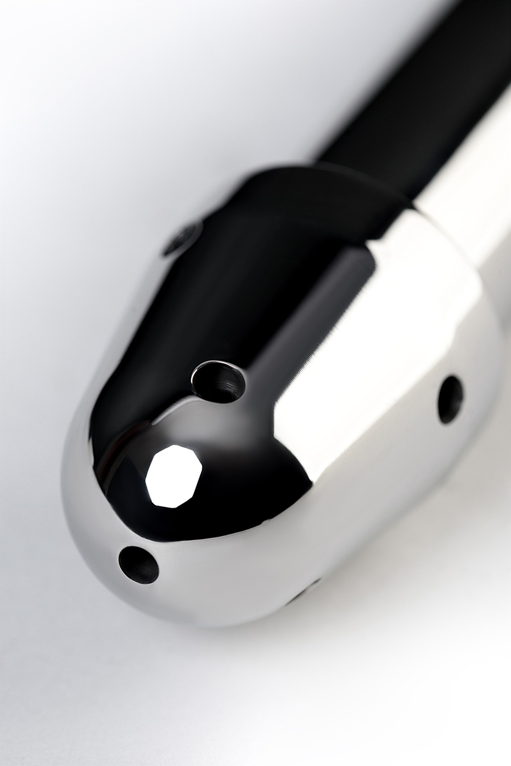 Анальный душ с тремя насадками Toyfa Metal серебристый