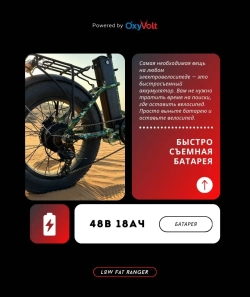 Электровелосипед OxyVolt Low Fat Ranger