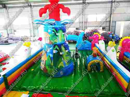 Надувной батут "Фантазия", 14*7*7 м