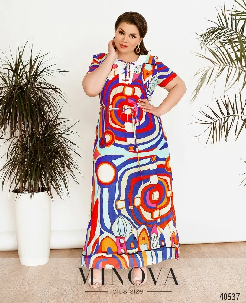 Платье 440Б-электрик Minova