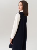 Сарафан школьный для девочки AT974 синий