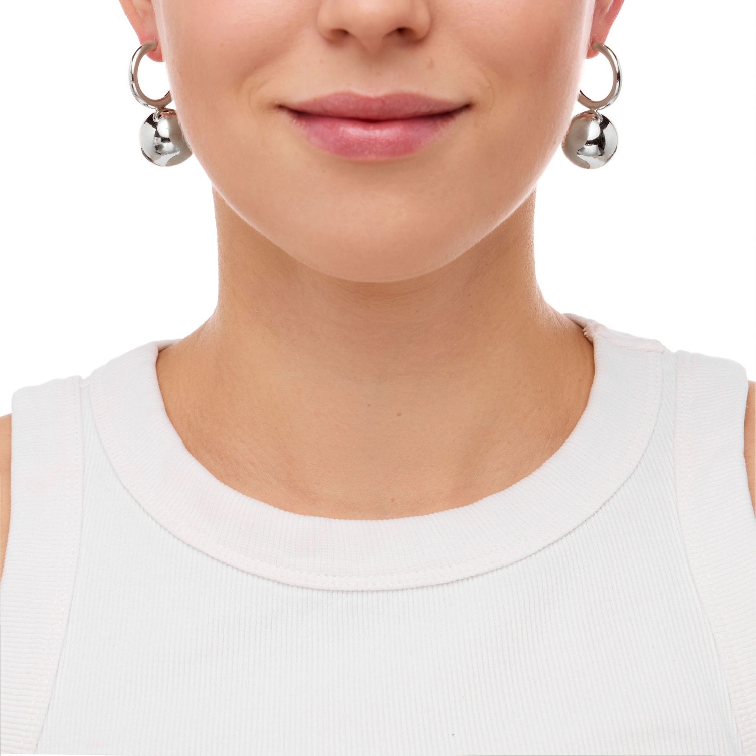 Серьги Halo Charm Earrings – Silver