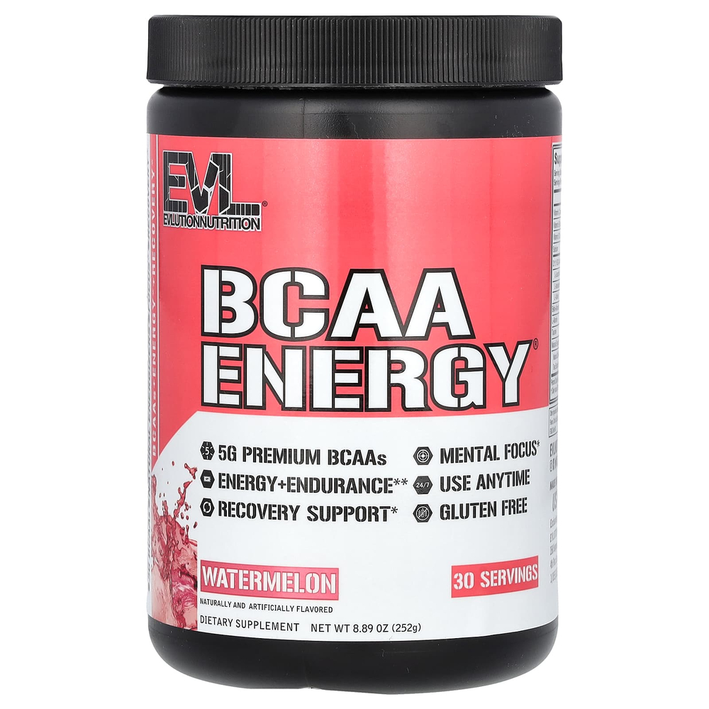EVLution Nutrition, BCAA Energy®, со вкусом арбуза, 252 г (8,89 унции)