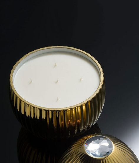 18k Golden Egg, свеча Bois de Russie, Ladenac Milano