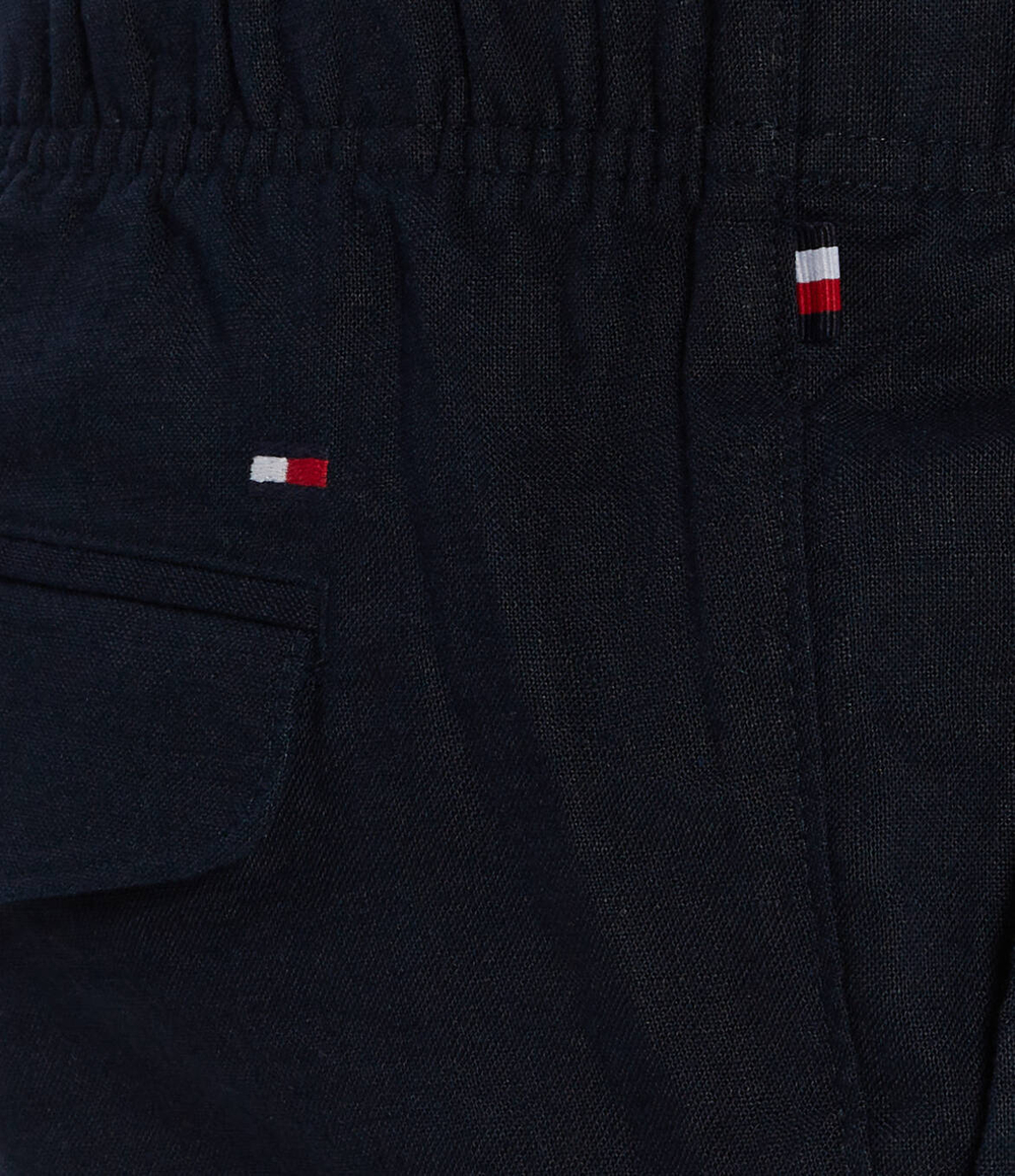 Льняное шорты Harlem Tommy Hilfiger - темно-синий(MW0MW34498)