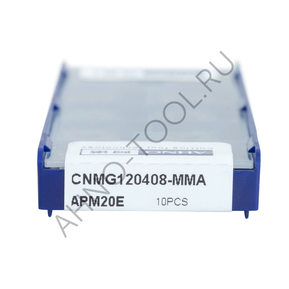 Пластина твердосплавная ISO CNMG120408-MMA APM20E AHNO по нерж.стали, получистовая