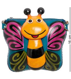 BL-08/2 Сумочка кожаная «Бабочка»