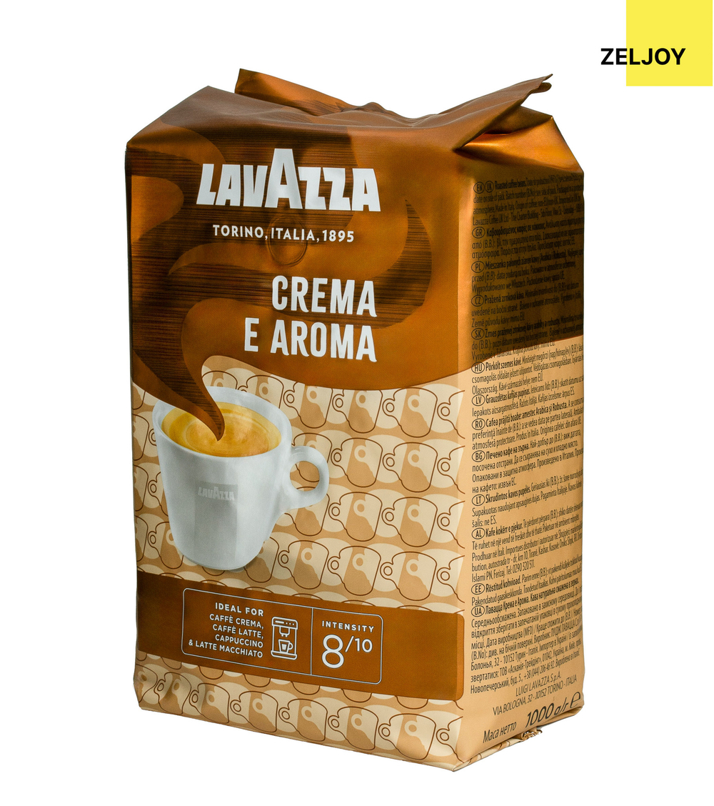 Кофе Lavazza CREMA E AROMA SMOOTH&MILD (БЕЖЕВАЯ) 1 (кг) зерно