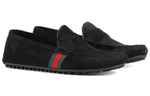 GUCCI Gommino Loafers Men"s Black
