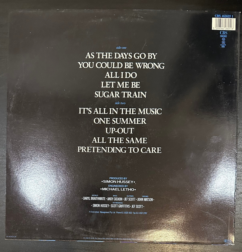 Daryl Braithwaite - Edge (Голландия 1988г.)