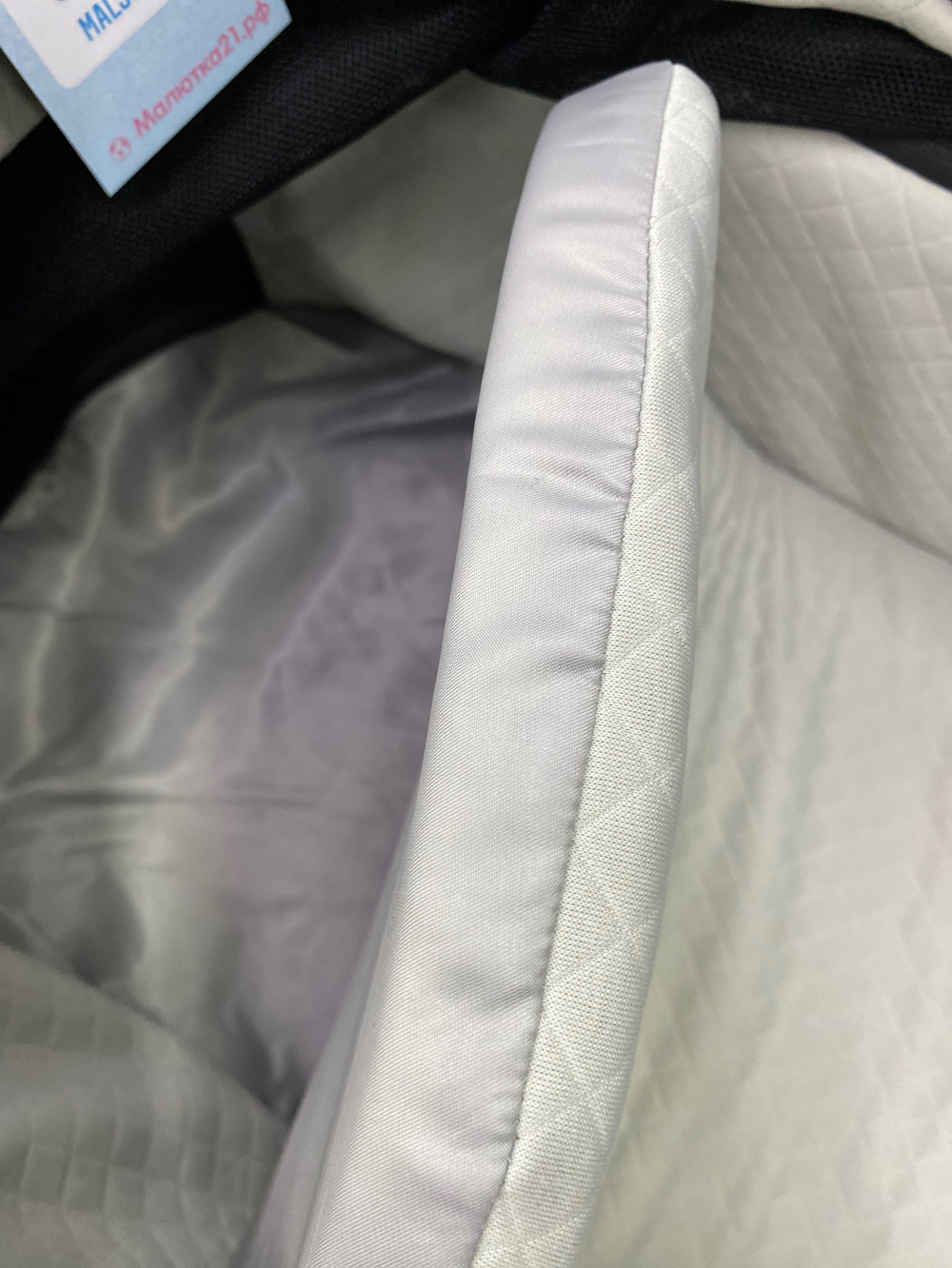 Детская модульная коляска 2в1 770 Чёрный текстиль серебристая рама