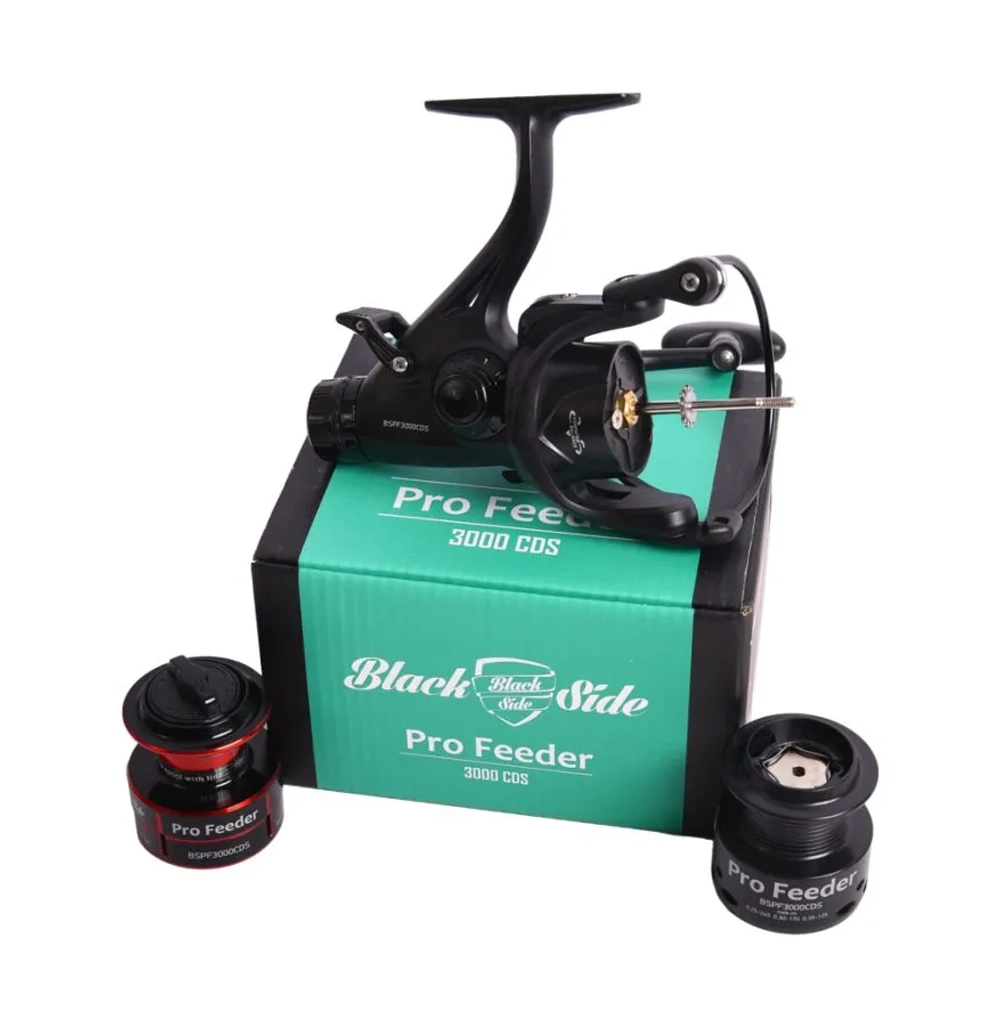 Катушка безынерционная с байтраннером Black Side Pro Feeder 3000CDS